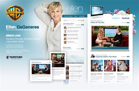 ellen degeneres website